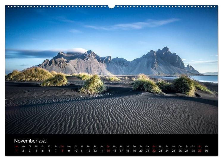 Produktbild: Island Impressionen von Armin Fuchs (hochwertiger Premium Wandkalender 2026 DIN A2 quer), Kunstdruck in Hochglanz