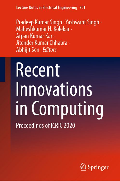 Produktbild: Recent Innovations in Computing
