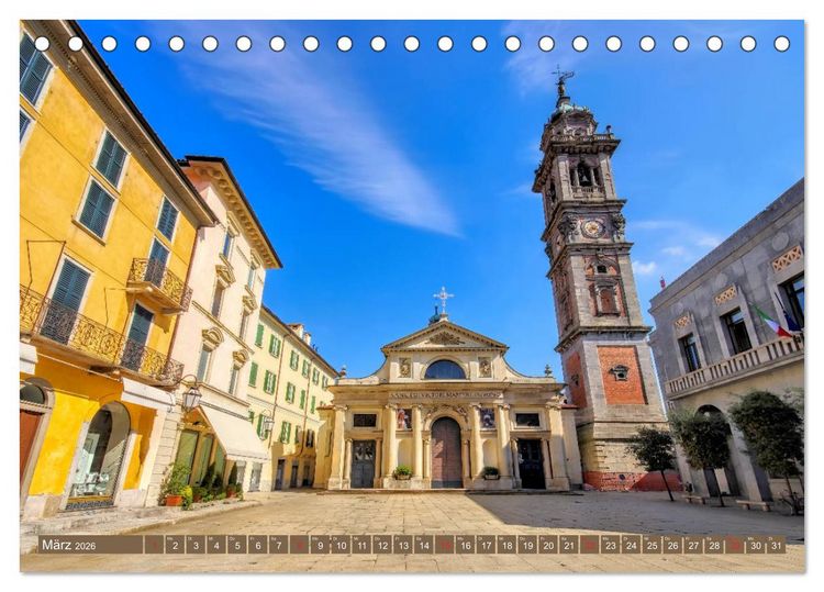 Produktbild: Lago di Varese - Eine der sch&ouml;nsten Seenlandschaften Italiens (Tischkalender 2026 DIN A5 quer), CALVENDO Monatskalender