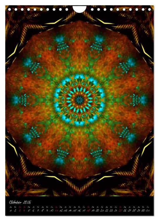 Produktbild: Mandala - Esoterik & Meditation (Wandkalender 2026 DIN A4 hoch), CALVENDO Monatskalender