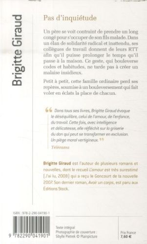 Produktbild: Giraud, B: Pas d'inqui&eacute;tude