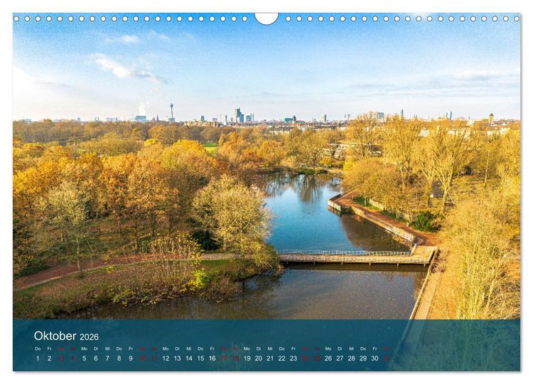 Produktbild: Die D&uuml;ssel von den Quellen bis zu den M&uuml;ndungen (Wandkalender 2026 DIN A3 quer), CALVENDO Monatskalender
