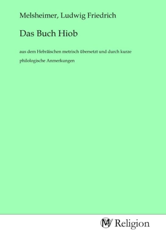 Produktbild: Das Buch Hiob