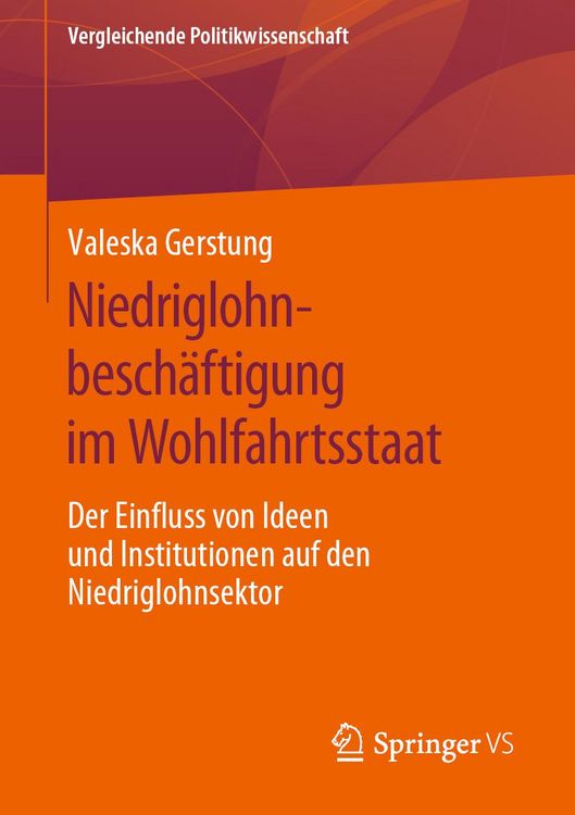 Bild vom Artikel Niedriglohnbeschäftigung im Wohlfahrtsstaat vom Autor Valeska Gerstung