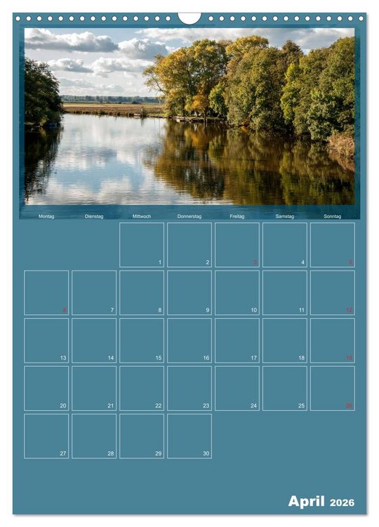 Produktbild: Worpswede - K&uuml;nstlerdorf unter weitem Himmel (Wandkalender 2026 DIN A3 hoch), CALVENDO Monatskalender