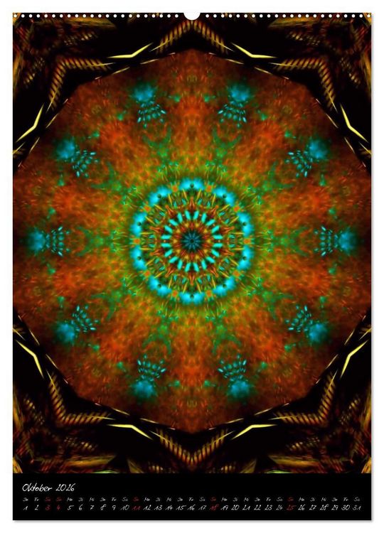 Produktbild: Mandala - Esoterik & Meditation (hochwertiger Premium Wandkalender 2026 DIN A2 hoch), Kunstdruck in Hochglanz