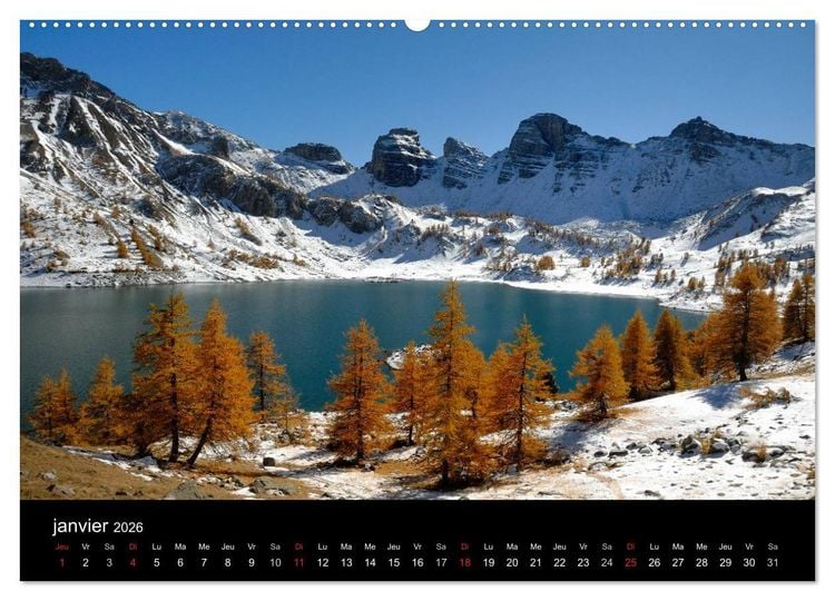 Produktbild: Paysages de Provence (Calendrier mural 2026 DIN A2 vertical) calendrier de bureau