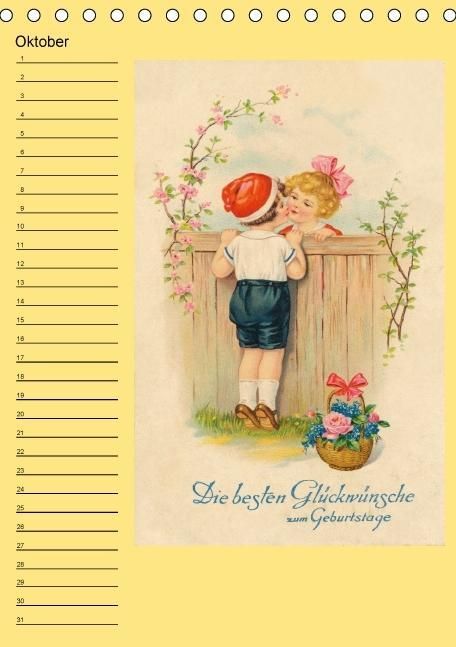 Produktbild: Gl&uuml;ckw&uuml;nsche von anno dazumal (Tischkalender immerw&auml;hrend DIN A5 hoch)