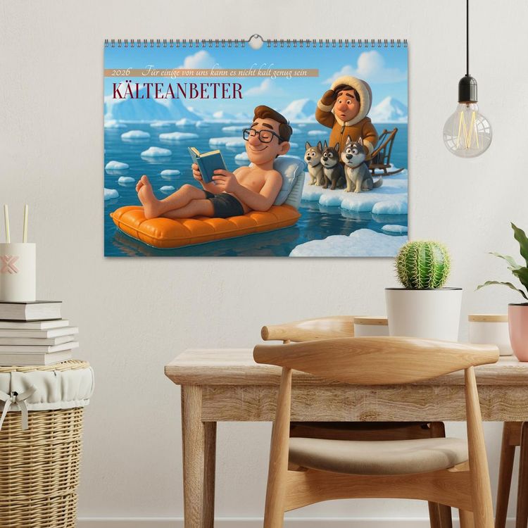 Produktbild: K&auml;lteanbeter (Wandkalender 2026 DIN A3 quer), CALVENDO Monatskalender