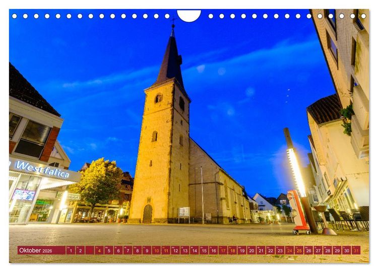 Produktbild: Ein Blick auf Rheda-Wiedenbr&uuml;ck (Wandkalender 2026 DIN A4 quer), CALVENDO Monatskalender