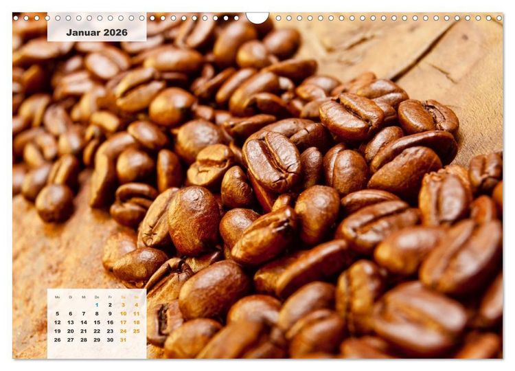 Produktbild: KAFFEE 2026 (Wandkalender 2026 DIN A3 quer), CALVENDO Monatskalender