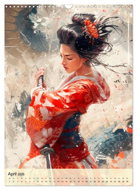Produktbild: Geishas. Japans traditionelle und faszinierende Kultur (Wandkalender 2026 DIN A3 hoch), CALVENDO Monatskalender