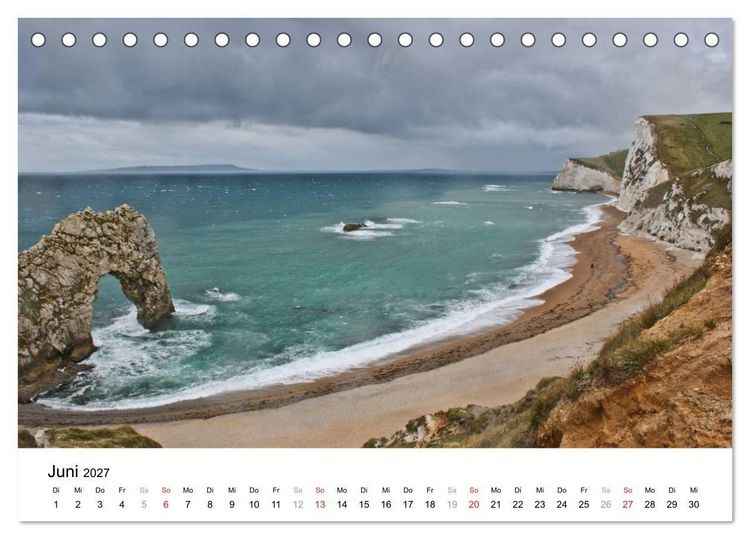 Produktbild: Englands wilder S&uuml;den (Tischkalender 2027 DIN A5 quer), CALVENDO Monatskalender