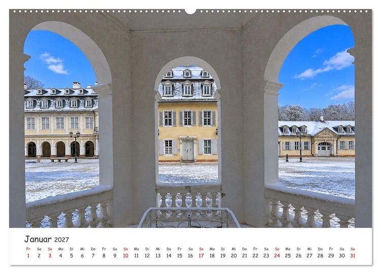 Produktbild: Hanau Kurpark und Kesselstadt (Wandkalender 2027 DIN A2 quer), CALVENDO Monatskalender