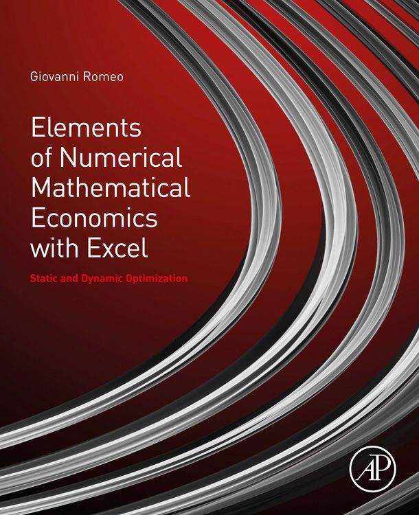 Produktbild: Elements of Numerical Mathematical Economics with Excel