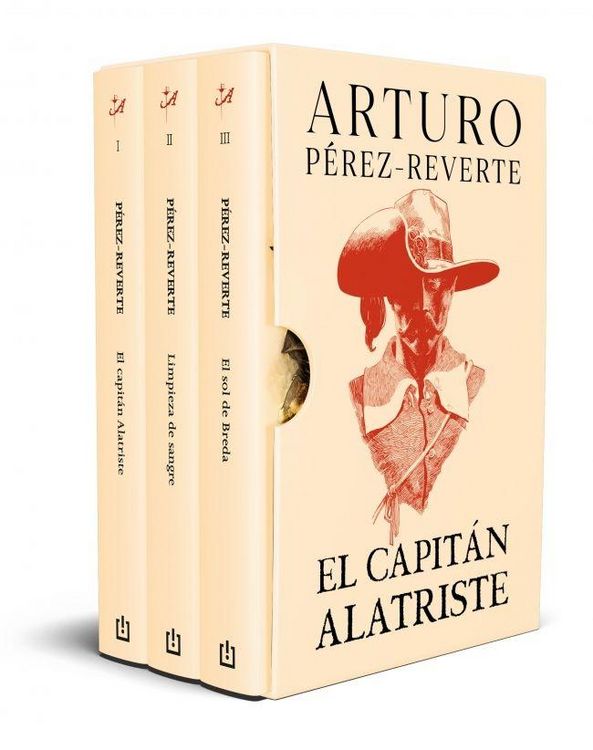 Produktbild: Estuche Capit&aacute;n Alatriste (contiene: El capit&aacute;n Alatriste | Limpieza de sangre | El sol de Breda)