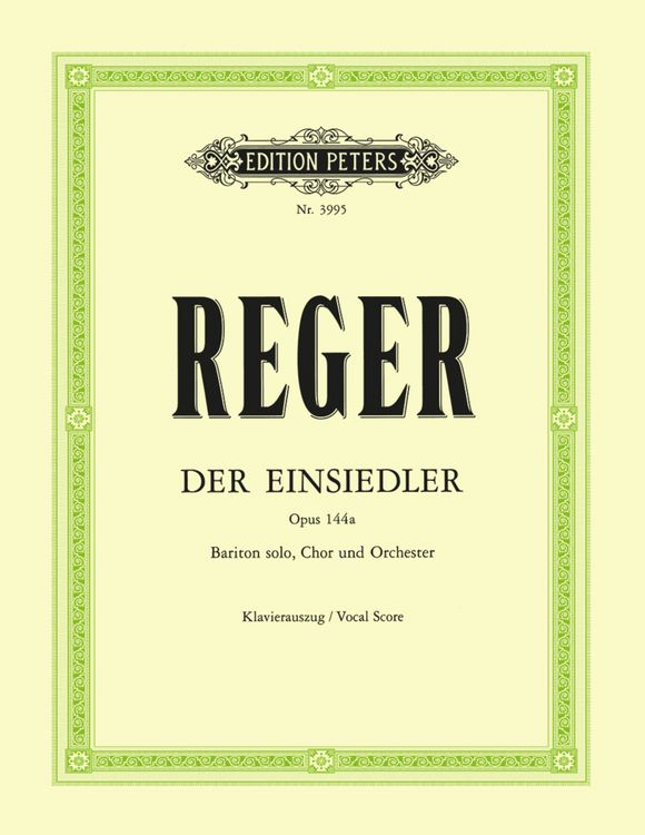 Produktbild: "Der Einsiedler" op. 144a