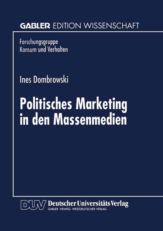 Produktbild: Politisches Marketing in den Massenmedien