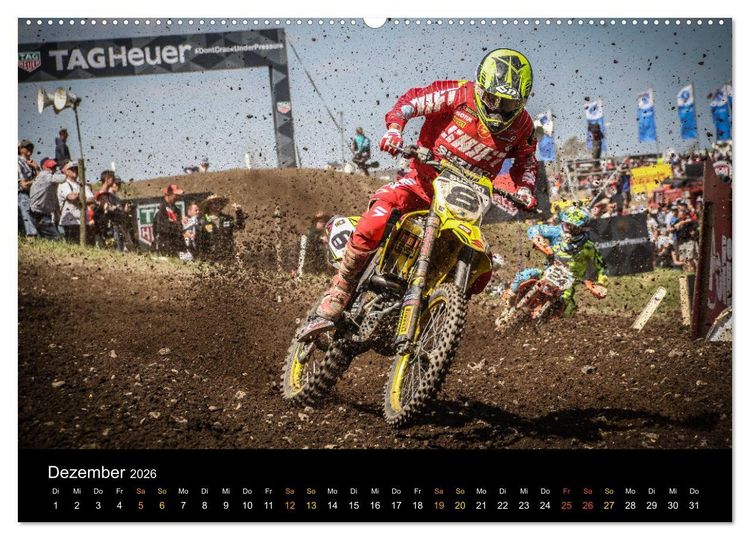 Produktbild: MX Racing 2026 (Wandkalender 2026 DIN A2 quer), CALVENDO Monatskalender