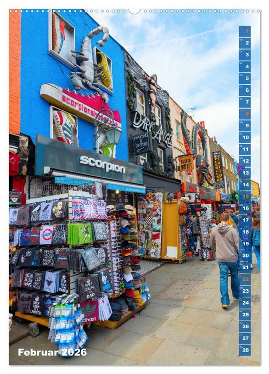 Produktbild: London ist eine Reise wert (hochwertiger Premium Wandkalender 2026 DIN A2 hoch), Kunstdruck in Hochglanz