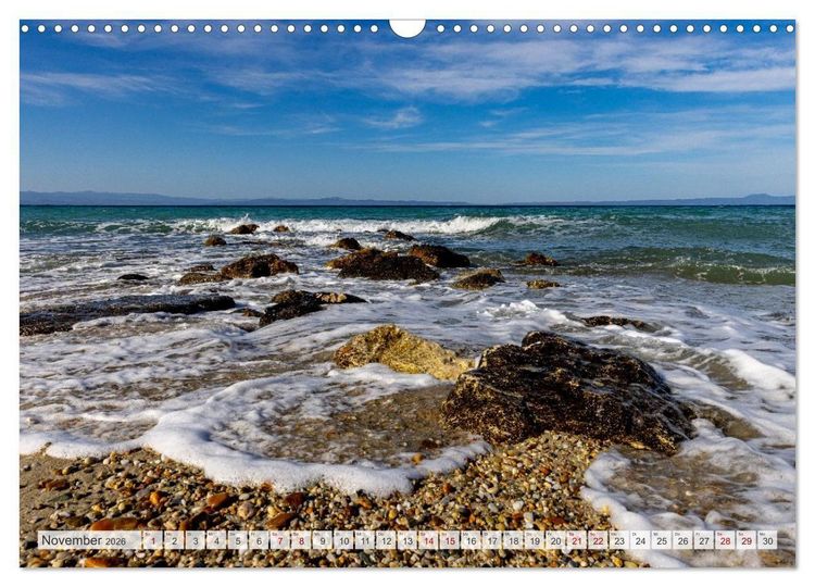 Produktbild: Griechenland - Thessaloniki und Chalkidiki (Wandkalender 2026 DIN A3 quer), CALVENDO Monatskalender