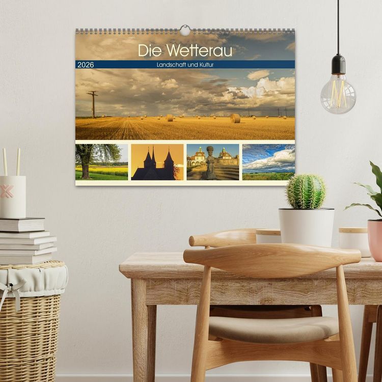 Produktbild: Die Wetterau - Landschaft und Kultur (Wandkalender 2026 DIN A3 quer), CALVENDO Monatskalender