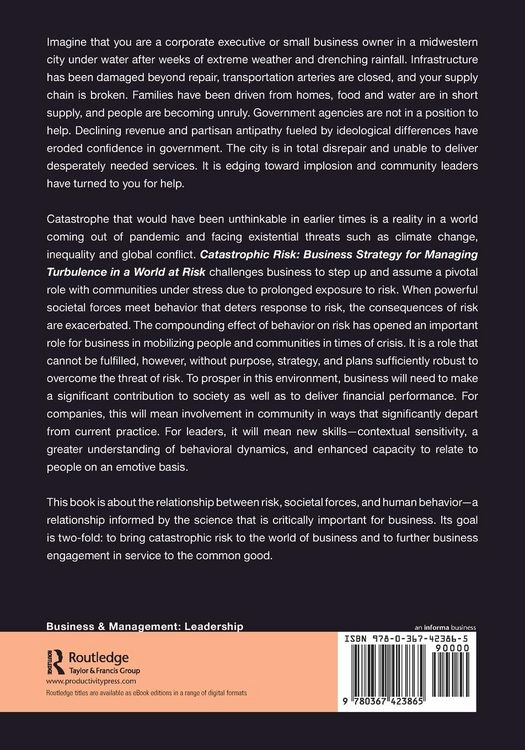 Produktbild: Catastrophic Risk