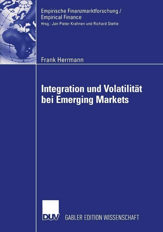 Produktbild: Integration und Volatilit&auml;t bei Emerging Markets