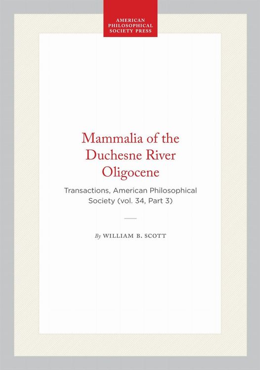 Produktbild: Mammalia of the Duchesne River Oligocene
