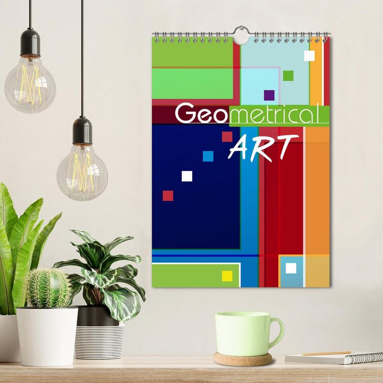 Produktbild: Geometrical ART (Wandkalender 2026 DIN A4 hoch), CALVENDO Monatskalender