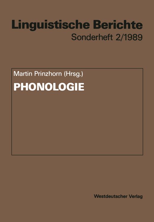 Produktbild: Phonologie