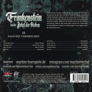 Produktbild: Frankenstein und der Zirkel der Sieben - Falsches Versprechen,1 Audio-CD
