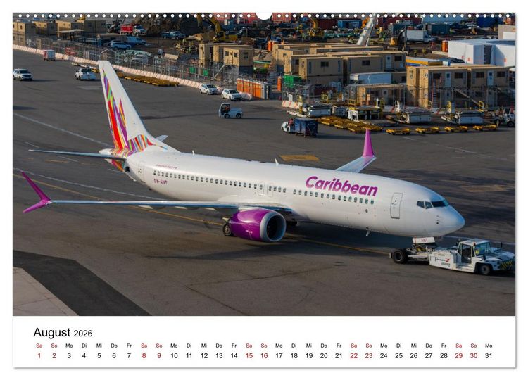 Produktbild: Flieger von Boeing (Wandkalender 2026 DIN A2 quer), CALVENDO Monatskalender