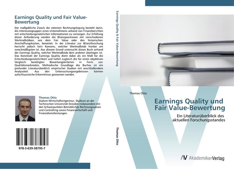Produktbild: Earnings Quality und Fair Value-Bewertung