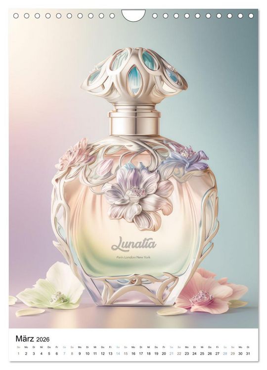 Produktbild: Parfum Eleganz im Glas (Wandkalender 2026 DIN A4 hoch), CALVENDO Monatskalender