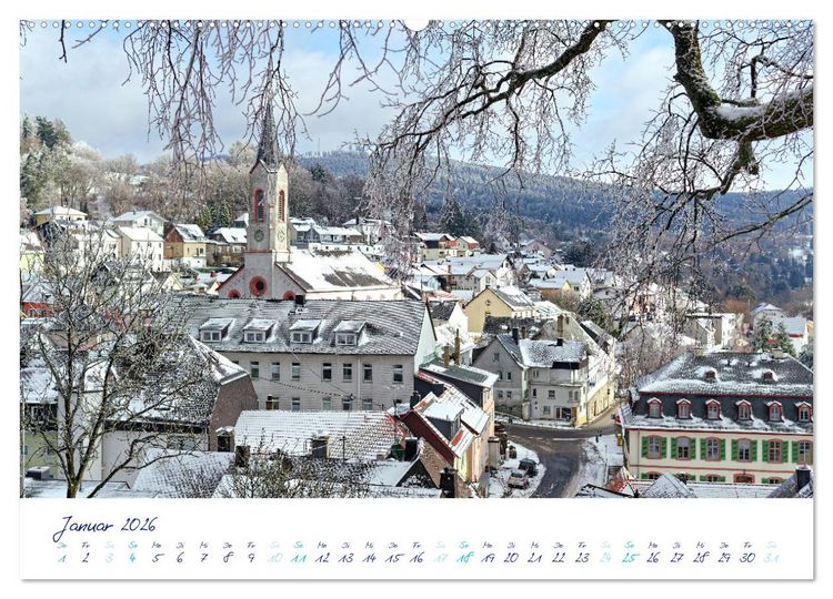 Produktbild: Taunus, deine Kirchen (Wandkalender 2026 DIN A2 quer), CALVENDO Monatskalender