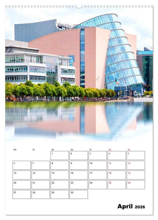 Produktbild: Dublin - faszinierende irische Hauptstadt (Wandkalender 2026 DIN A2 hoch), CALVENDO Monatskalender