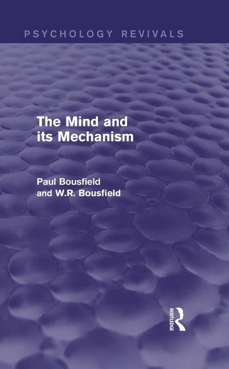 Produktbild: The Mind and its Mechanism