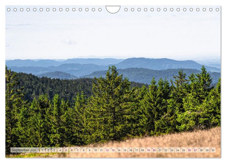 Produktbild: Entlang der Schwarzwald-Hochstra&szlig;e (Wandkalender 2026 DIN A4 quer), CALVENDO Monatskalender