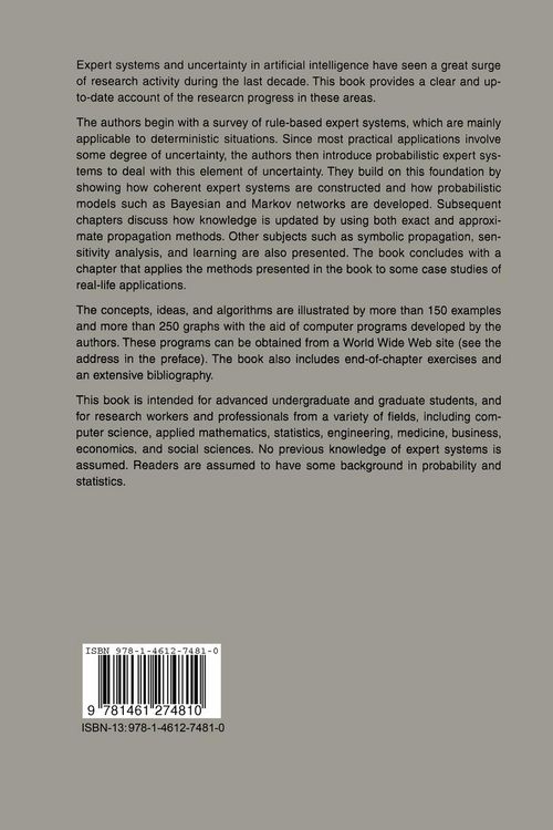 Produktbild: Expert Systems and Probabilistic Network Models