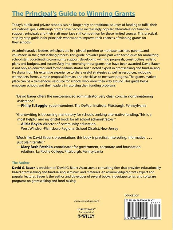 Produktbild: The Principal's Guide to Winning Grants