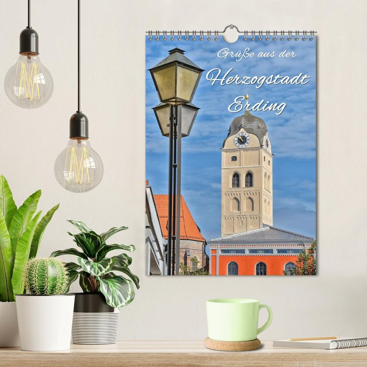 Produktbild: Gr&uuml;&szlig;e aus der Herzogstadt Erding (Wandkalender 2026 DIN A4 hoch), CALVENDO Monatskalender