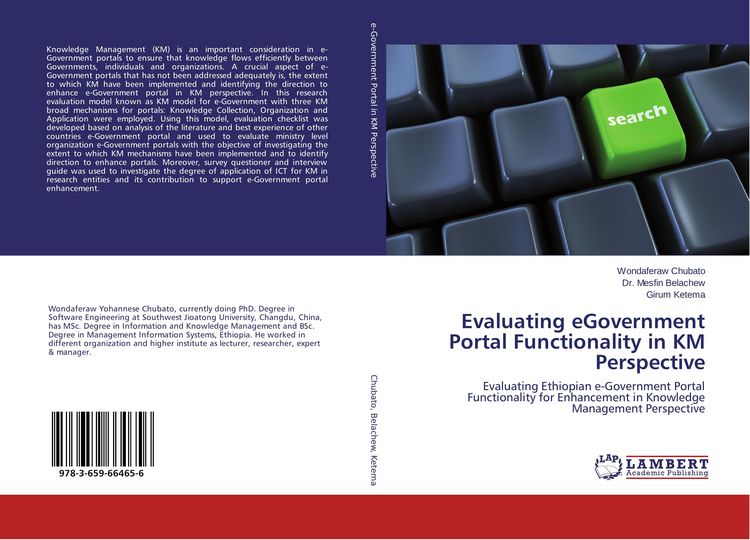 Produktbild: Evaluating eGovernment Portal Functionality in KM Perspective
