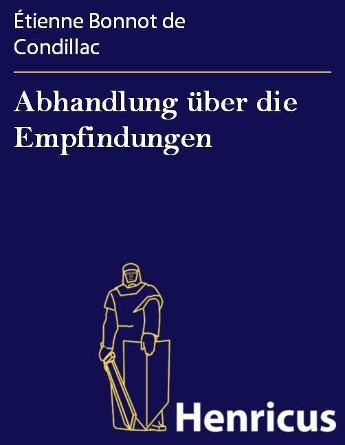 Produktbild: Abhandlung &uuml;ber die Empfindungen