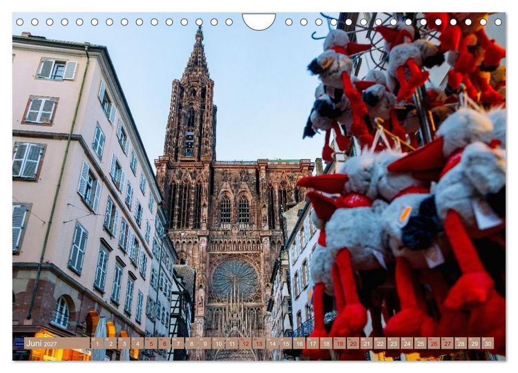 Produktbild: Strasbourg. Zeitlose Impressionen zwischen Ill und M&uuml;nster (Wandkalender 2027 DIN A4 quer), CALVENDO Monatskalender