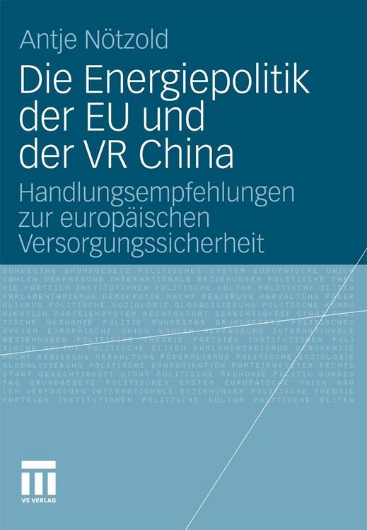 Produktbild: Die Energiepolitik der EU und der VR China