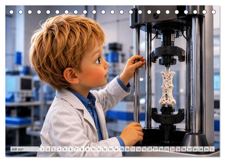Produktbild: Patrick, Forscher mit Herz (Tischkalender 2027 DIN A5 quer), CALVENDO Monatskalender