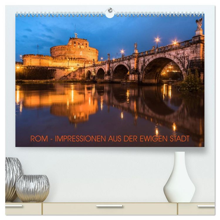Produktbild: Rom - Impressionen aus der ewigen Stadt (hochwertiger Premium Wandkalender 2026 DIN A2 quer), Kunstdruck in Hochglanz
