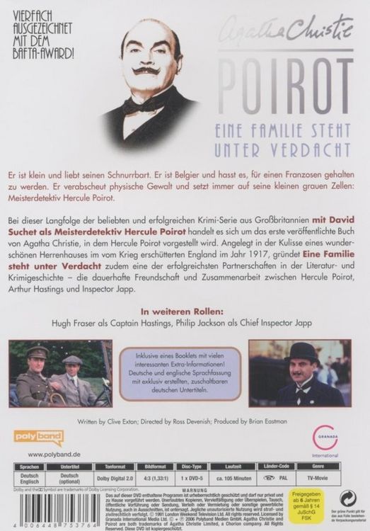 Produktbild: Agatha Christie's Hercule Poirot
