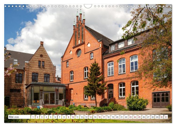 Produktbild: Unser sch&ouml;nes Wismar (Wandkalender 2026 DIN A3 quer), CALVENDO Monatskalender